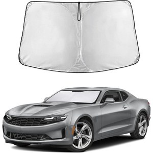 Econour Windshield Sun Shade Compatible for Rivian R1S R1T 2022-2025 2026 | Sun Visor for Front Windshield & Window Sun Shade Cover, UV Heat Blocker & Protector, Car Accessories(for Chevrolet Camaro 2016–2024)