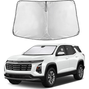 Econour Windshield Sun Shade Compatible for Rivian R1S R1T 2022-2025 2026 | Sun Visor for Front Windshield & Window Sun Shade Cover, UV Heat Blocker & Protector, Car Accessories(for Chevrolet Equinox 2025–2026)