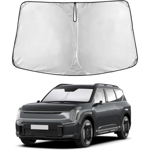 Econour Windshield Sun Shade Compatible for Rivian R1S R1T 2022-2025 2026 | Sun Visor for Front Windshield & Window Sun Shade Cover, UV Heat Blocker & Protector, Car Accessories(for Kia EV9 2024–2026)