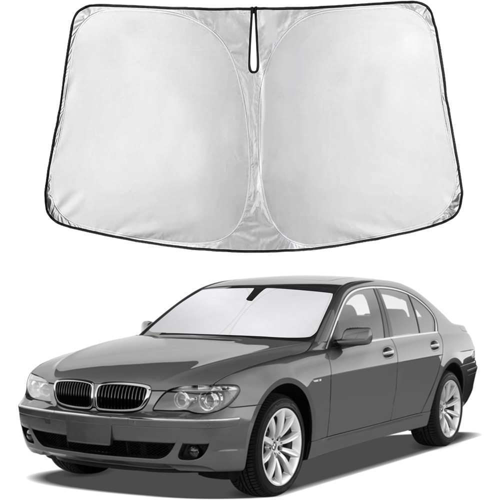 image:imageEcoNour Windshield Sunshade Compatible for BMW 7 Series 20012005 2006 Sun Visor for Front Windshield amp Window Sun Shade Cover UV Heat Blocker amp Protector Car Accessories