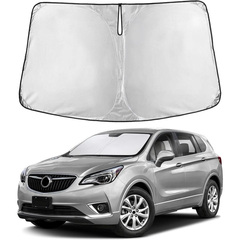 image:imageEcoNour Windshield Sunshade Compatible for Buick Envision 20162019 2020  Sun Visor for Front Windshield amp Window Sun Shade Cover UV Heat Blocker amp Protector Car Accessories