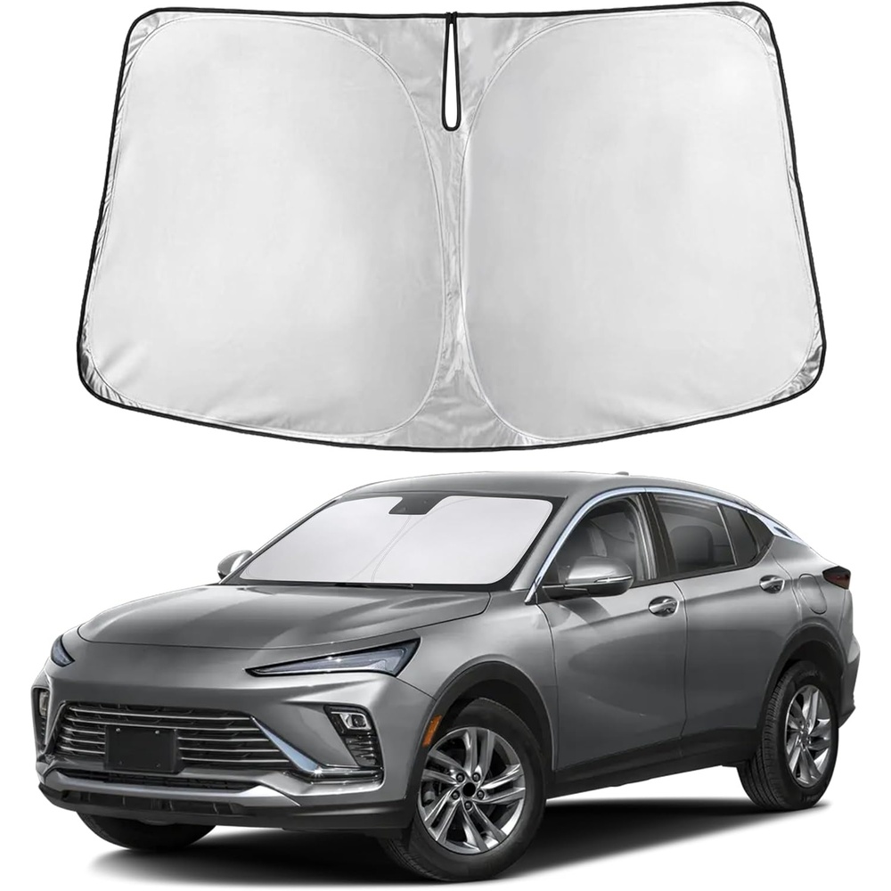 image:imageEcoNour Windshield Sunshade Compatible for Buick Envista 2024 2025 2026 Sun Visor for Front Windshield amp Window Sun Shade Cover UV Heat Blocker amp Protector Car Accessories
