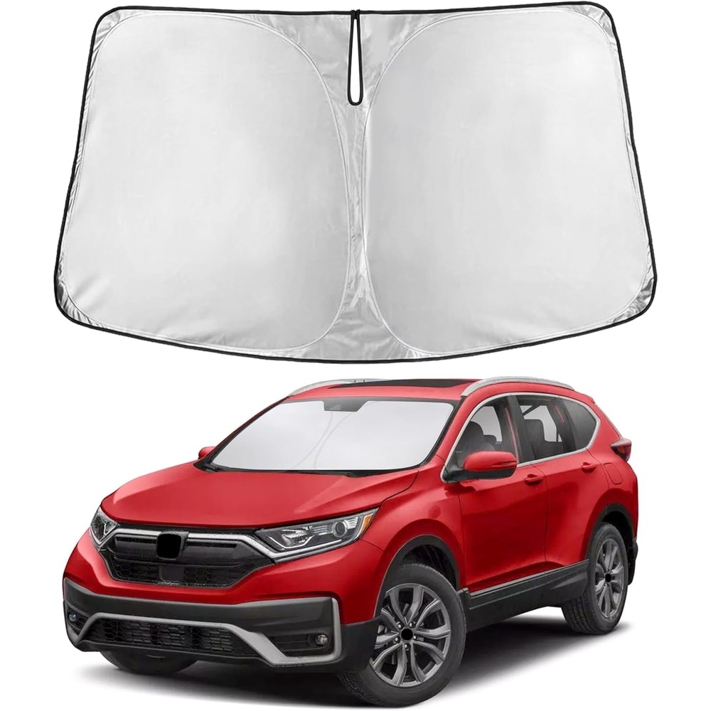 image:imageEcoNour Windshield Sunshade Compatible for Honda CRV 20172020 2021 2022  Sun Visor for Front Windshield amp Window Sun Shade Cover UV Heat Blocker amp Protector Car Accessories