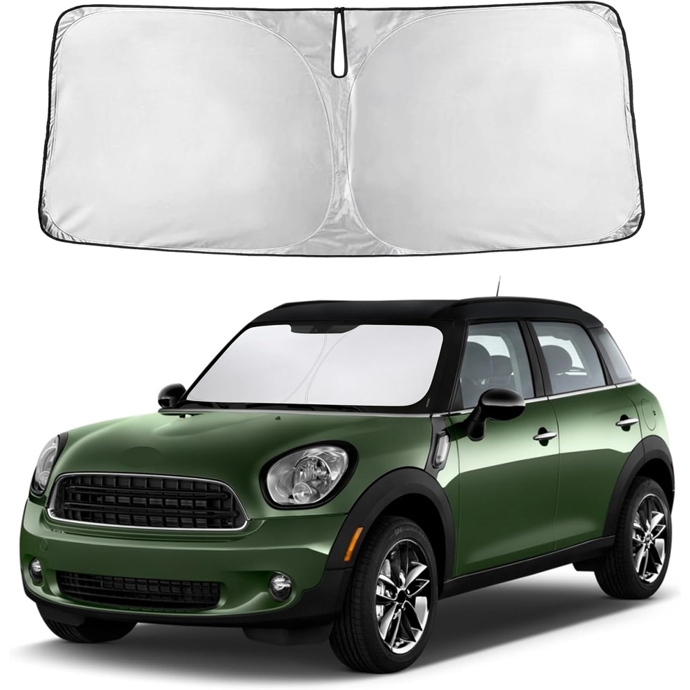 image:imageEcoNour Windshield Sunshade Compatible for Mini Countryman Cooper 20112016 Sun Visor for Front Windshield amp Window Sun Shade Cover UV Heat Blocker amp Protector Car Accessories