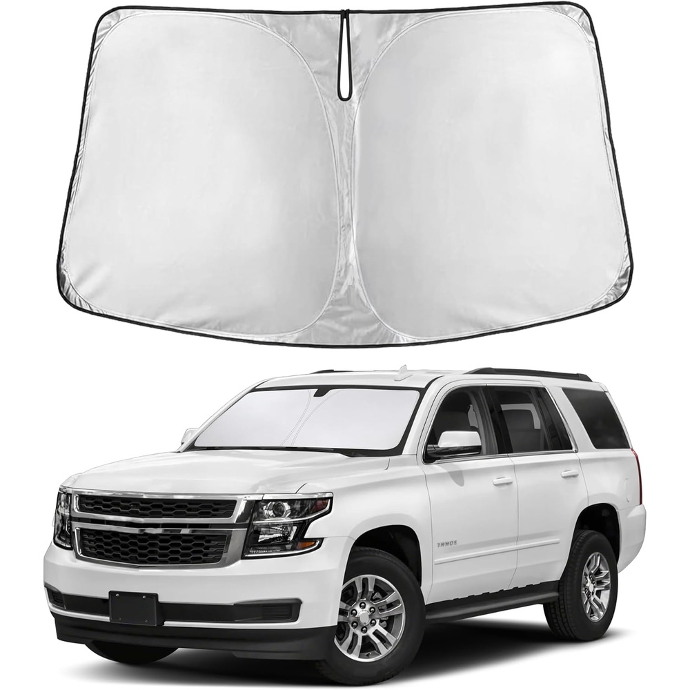 image:imageEcoNour Windshield Sunshade for Chevrolet TahoeGMC Yukon 20152019 2020 Sun Visor for Front Windshield amp Window Sun Shade Cover UV Heat Blocker amp Protector Car Accessories