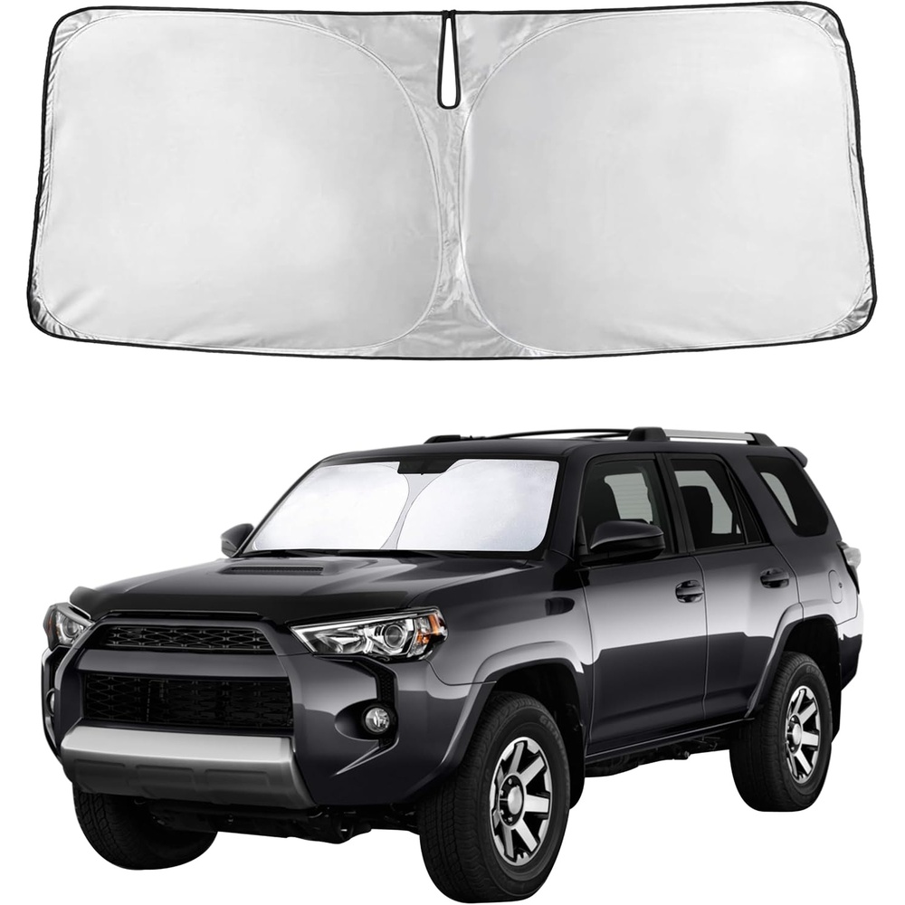 image:imageEcoNour Windshield Sunshade for Toyota 4Runner 20102023 2024 2025 2026 SR5 Trail TRD OffRoad Premium Pro Limited Front Window Sun Shade Cover UV Heat Blocker amp Protector Car Accessories
