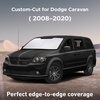 EcoNour Windshield Sunshade Compatible for Dodge Caravan 2008-2019 2020 | (Not for Dodge Grand Caravan) Sun Visor for Front Window Sun Shade Cover, UV Heat Protector, Car Accessories