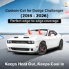 EcoNour Windshield Sunshade Compatible for Dodge Challenger 2015-2024 2025 | Sun Visor for Front Windshield & Window Sun Shade Cover, UV Heat Blocker & Protector, Car Accessories
