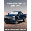 EcoNour Windshield Sunshade Compatible for Ford Super Duty 2017-2025 2026 | F250 F350 F450 F550 Sun Visor for Front Windshield & Window Sun Shade Cover, UV Heat Protector, Car Accessories