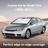 EcoNour Windshield Sunshade Compatible for Honda Civic 2006-2009 2010 2011 | Sun Visor for Front Windshield & Window Sun Shade Cover, UV Heat Blocker & Protector, Car Accessories