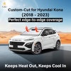 EcoNour Windshield Sunshade Compatible for Hyundai Kona 2018-2021 2022 2023 | Sun Visor for Front Windshield & Window Sun Shade Cover, UV Heat Blocker & Protector, Car Accessories