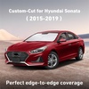 EcoNour Windshield Sunshade Compatible for Hyundai Sonata 2015-2018 2019 | Sun Visor for Front Windshield & Window Sun Shade Cover, UV Heat Blocker & Protector, Car Accessories