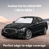 EcoNour Windshield Sunshade Compatible for Infiniti Q50 2014-2022 2023 2024 | Sun Visor for Front Windshield & Window Sun Shade Cover, UV Heat Blocker & Protector, Car Accessories