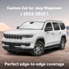 EcoNour Windshield Sunshade Compatible for Jeep Wagoneer 2022-2024 2025 | Sun Visor for Front Windshield & Window Sun Shade Cover, UV Heat Blocker & Protector, Car Accessories