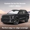 EcoNour Windshield Sunshade Compatible for Kia Sorento 2021-2024 2025 2026 | Sun Visor for Front Windshield & Window Sun Shade Cover, UV Heat Blocker & Protector, Car Accessories