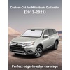 EcoNour Windshield Sunshade Compatible for Mitsubishi Outlander 2013-2021 | (Not for Outlander Sport) Sun Visor for Front Windshield & Window Sun Shade Cover, UV Protector, Car Accessories