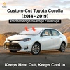 EcoNour Windshield Sunshade Compatible for Toyota Corolla 2014-2018 2019 | L, LE (Eco/Plus), S, SE, XLE, XSE Sun Visor for Front Windshield & Window Sun Shade Cover, UV Blocker, Car Accessories