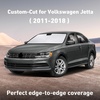 EcoNour Windshield Sunshade Compatible for Volkswagen VW Jetta 2011-2018 | Sun Visor for Front Windshield & Window Sun Shade Cover, UV Heat Blocker & Protector, Car Accessories