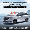 Econour Windshield Sun Shade Compatible for Honda Odyssey 2018-2025 2026 | LX, EX, EX-L Touring, Elite Minivan Window Sunshade Sun Visor Protector Foldable Blocks UV Rays Keep Your Car Cooler