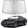 EcoNour Windshield Sunshade Compatible for BMW 4 Series 2021-2023 2024 2025 | Sun Visor for Front Windshield & Window Sun Shade Cover, UV Heat Blocker & Protector, Car Accessories