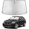 EcoNour Windshield Sunshade Compatible for BMW X1 2011-2013 2014 2015 | Sun Visor for Front Windshield & Window Sun Shade Cover, UV Heat Blocker & Protector, Car Accessories
