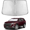 EcoNour Windshield Sunshade Compatible for Chevrolet Traverse 2018-2026 | Sun Visor for Front Windshield & Window Sun Shade Cover, UV Heat Blocker & Protector, Car Accessories