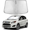 EcoNour Windshield Sunshade Compatible for Ford C-Max 2013-2017 2018 2019 | Sun Visor for Front Windshield & Window Sun Shade Cover, UV Heat Blocker & Protector, Car Accessories