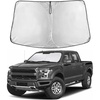 EcoNour Windshield Sunshade Compatible for Ford F150 2015-2018 2019 2020 | Sun Visor for Front Windshield & Window Sun Shade Cover, UV Heat Blocker & Protector, Car Accessories