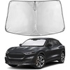 EcoNour Windshield Sunshade Compatible for Ford Mustang Mach-E 2021-2026 | Sun Visor for Front Windshield & Window Sun Shade Cover, UV Heat Blocker & Protector, Car Accessories