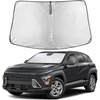 EcoNour Windshield Sunshade Compatible for Hyundai Kona 2024 2025 2026 | Sun Visor for Front Windshield & Window Sun Shade Cover, UV Heat Blocker & Protector, Car Accessories