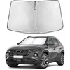EcoNour Windshield Sunshade Compatible for Hyundai Tucson 2022-2025 2026 | Sun Visor for Front Windshield & Window Sun Shade Cover, UV Heat Blocker & Protector, Car Accessories