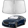 EcoNour Windshield Sunshade Compatible for Jaguar XJ 2010-2017 2018 2019 | Sun Visor for Front Windshield & Window Sun Shade Cover, UV Heat Blocker & Protector, Car Accessories