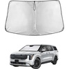 EcoNour Windshield Sunshade Compatible for Kia Carnival 2022-2024 2025 2026 | Sun Visor for Front Windshield & Window Sun Shade Cover, UV Heat Blocker & Protector, Car Accessories
