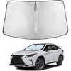 EcoNour Windshield Sunshade Compatible for Lexus RX 350 450h 2023-2025 2026 | Sun Visor for Front Windshield & Window Sun Shade Cover, UV Heat Blocker & Protector, Car Accessories