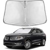 EcoNour Windshield Sunshade Compatible for Lincoln MKX/Nautilus 2016-2021 | Sun Visor for Front Windshield & Window Sun Shade Cover, UV Heat Blocker & Protector, Car Accessories