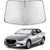 EcoNour Windshield Sunshade Compatible for Mazda 3 2014-2024 2025 2026 | Sun Visor for Front Windshield & Window Sun Shade Cover, UV Heat Blocker & Protector, Car Accessories