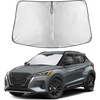 EcoNour Windshield Sunshade Compatible for Nissan Kicks 2018-2022 2023 2024 | Sun Visor for Front Windshield & Window Sun Shade Cover, UV Heat Blocker & Protector, Car Accessories