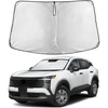 EcoNour Windshield Sunshade Compatible for Nissan Kicks 2025 2026 | Sun Visor for Front Windshield & Window Sun Shade Cover, UV Heat Blocker & Protector, Car Accessories