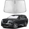 EcoNour Windshield Sunshade Compatible for Nissan Pathfinder 2022-2025 2026 | Sun Visor for Front Windshield & Window Sun Shade Cover, UV Heat Blocker & Protector, Car Accessories