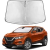 EcoNour Windshield Sunshade Compatible for Nissan Rogue Sport 2017-2024 | Sun Visor for Front Windshield & Window Sun Shade Cover, UV Heat Blocker & Protector, Car Accessories