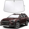 EcoNour Windshield Sunshade Compatible for Subaru Outback 2020-2024 2025 | Sun Visor for Front Windshield & Window Sun Shade Cover, UV Heat Blocker & Protector, Car Accessories