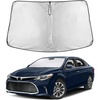 EcoNour Windshield Sunshade Compatible for Toyota Avalon 2013-2017 2018 | Sun Visor for Front Windshield & Window Sun Shade Cover, UV Heat Blocker & Protector, Car Accessories