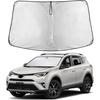 EcoNour Windshield Sunshade Compatible for Toyota RAV4 2013-2016 2017 2018 | LE, XLE, Premium, XSE, Limited, SE, TRD Off-Road, Sun Visor for Front Window Sun Shade Cover, Car Accessories