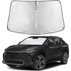 EcoNour Windshield Sunshade Compatible for Toyota bZ4X 2023 2024 2025 | Sun Visor for Front Windshield & Window Sun Shade Cover, UV Heat Blocker & Protector, Car Accessories