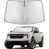 Econour Windshield Sun Shade Compatible for Ford Maverick 2022-2025 2026 | Sun Shade Front Windshield Sun Visor Foldable Thicker 5-Layer Block Heat and Sun UV Rays | Car Accessories