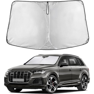EcoNour Windshield Sunshade Compatible for Audi Q7 2016-2024 2025 2026 | Sun Visor for Front Windshield & Window Sun Shade Cover, UV Heat Blocker & Protector, Car Accessories
