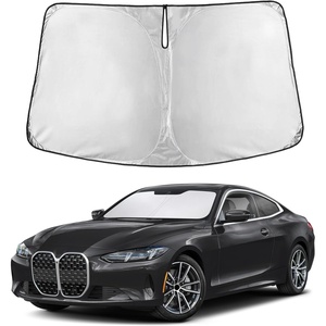 EcoNour Windshield Sunshade Compatible for BMW 4 Series 2021-2023 2024 2025 | Sun Visor for Front Windshield & Window Sun Shade Cover, UV Heat Blocker & Protector, Car Accessories