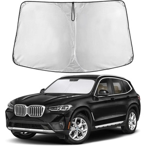 EcoNour Windshield Sunshade Compatible for BMW X3 2018-2024, 2025, 2026 | Including sDrive30i, xDrive30i, M40i, and Hybrid Trims, Sun Visor for Front Window Sun Shade Cover, Car Accessories