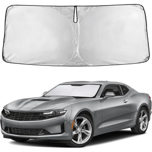 EcoNour Windshield Sunshade Compatible for Chevrolet Camaro 2016-2024 2025 | Sun Visor for Front Windshield & Window Sun Shade Cover, UV Heat Blocker & Protector, Car Accessories