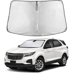 EcoNour Windshield Sunshade Compatible for Chevrolet Equinox 2018-2023 2024 | Sun Visor for Front Windshield & Window Sun Shade Cover, UV Heat Blocker & Protector, Car Accessories